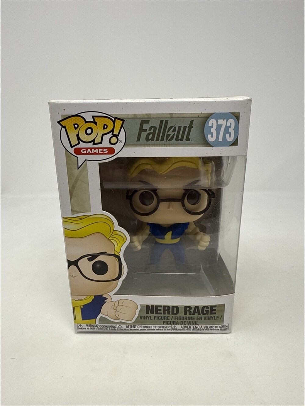 Funko Pop! Vinyl: Fallout - Vault Boy (Nerd Rage) #373 Damaged Box
